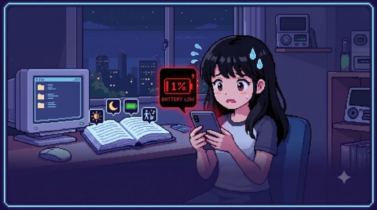 스마트폰 배터리 충전 화면