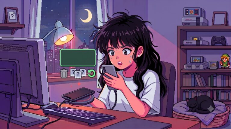 스마트폰 사진 앨범 화면