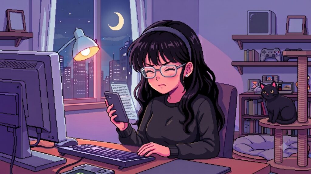스마트폰 글자 크기 설정 화면