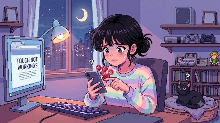 스마트폰 화면을 터치하는 손