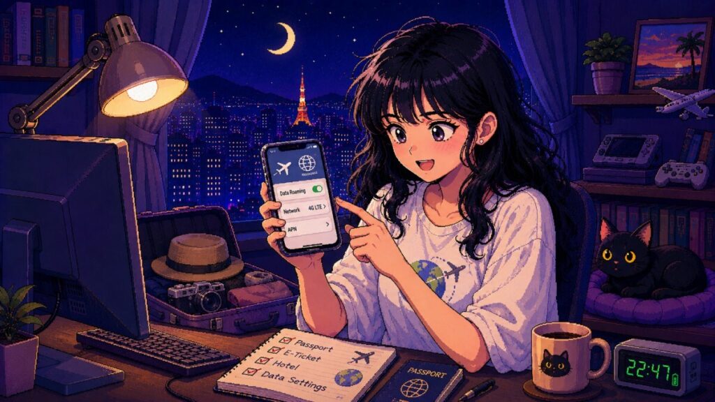 smartphone-roaming-setting-screen