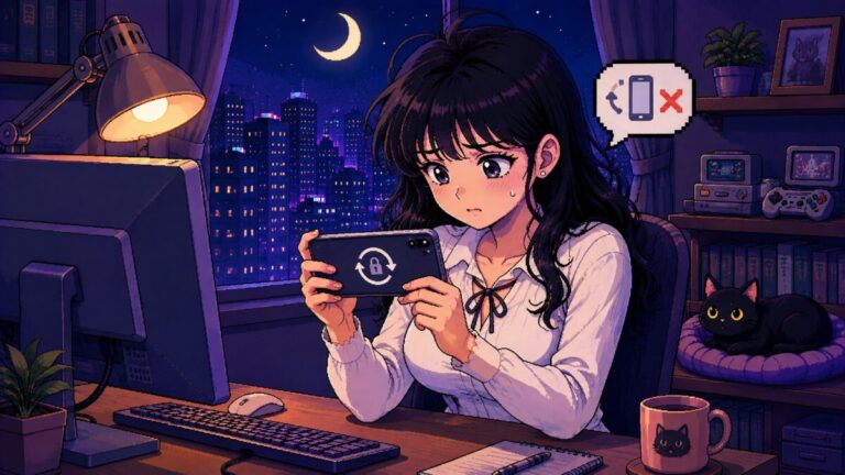 화면 자동 회전 안 될 때 해결 방법